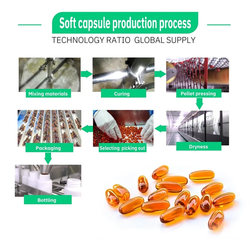 Antarctic Kril Oil Softgel Soft Capsules high quality